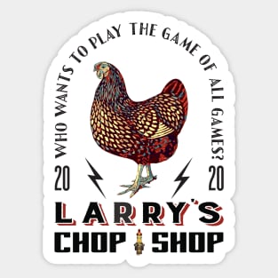 Larry's Chop Shop Sticker